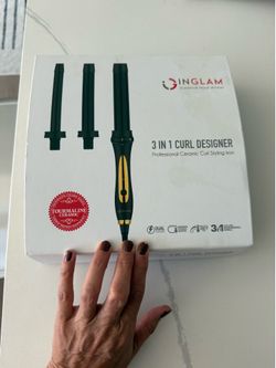 Inglam 3 piece hot curling iron
