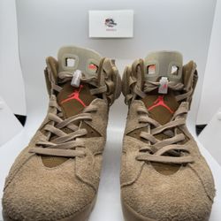 Jordan 6 Travis Scott British Khaki Size 13