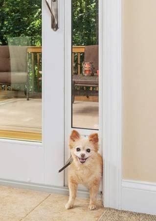 Pet safe Small Doggy Door for Sliding Glass Doors Dog Pet Cat Door