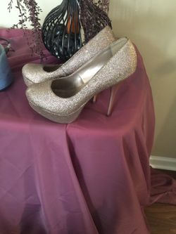 Gold heels