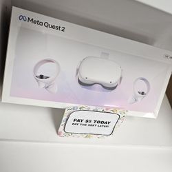 Meta Quest 2 Virtual Reality VR Headset NEW - Pay $1 DOWN AVAILABLE - NO CREDIT NEEDED