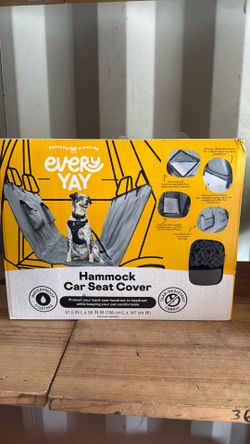 Every Yay Car Seat Cover For Dog Hammock