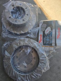 F250 rotors and premium brakes pads