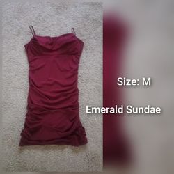 Burgundy Dress