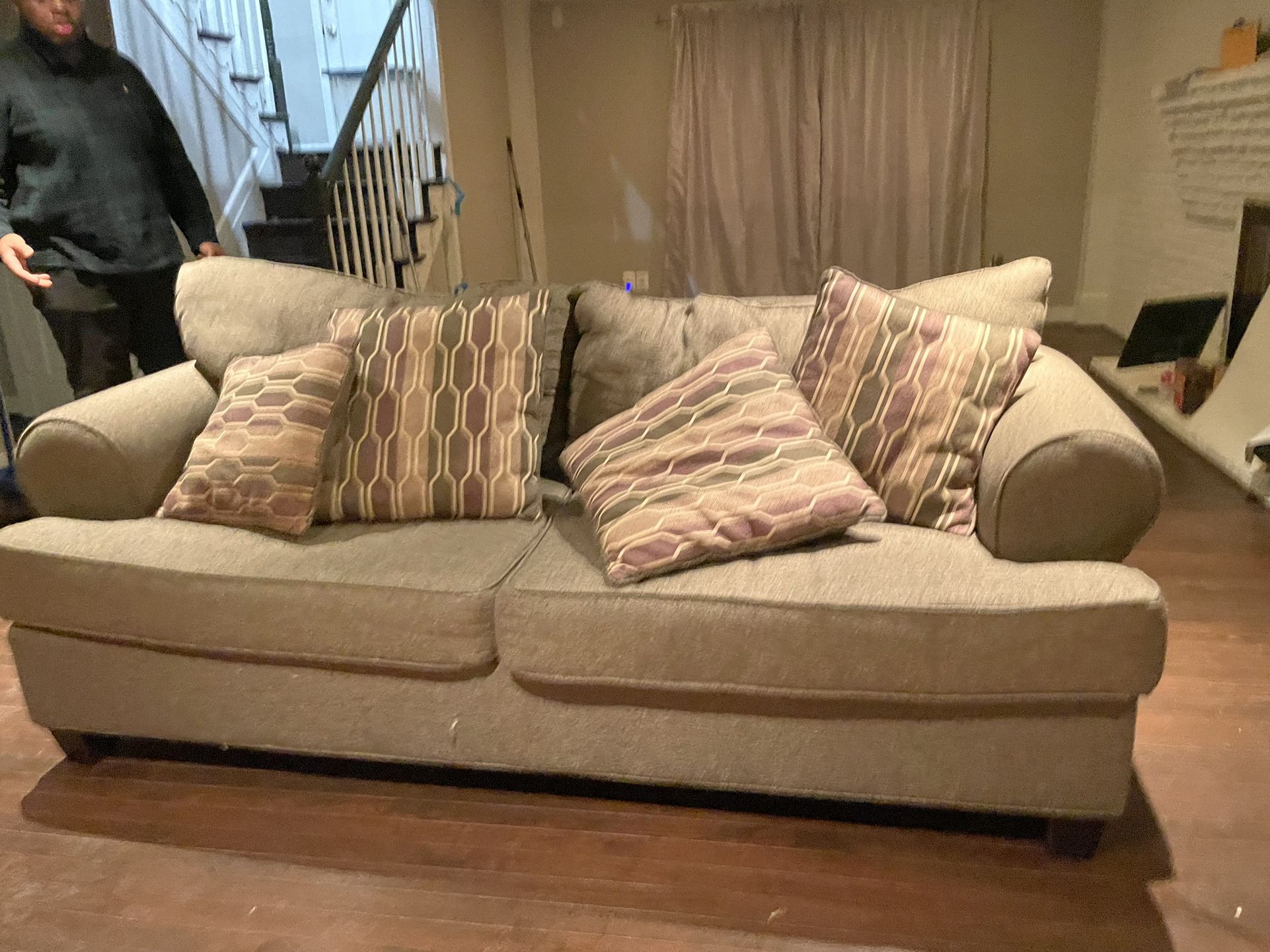 Grey sofa