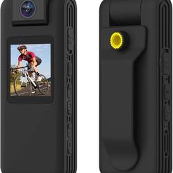 Mini Body Cam 1080P Portable Body Worn Camera with 1.3" LCD 180° Rotatable
