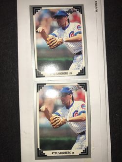 2 Baseball Cards 1991