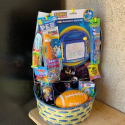 SONIC THE HEDGEHOG EASTER BASKET