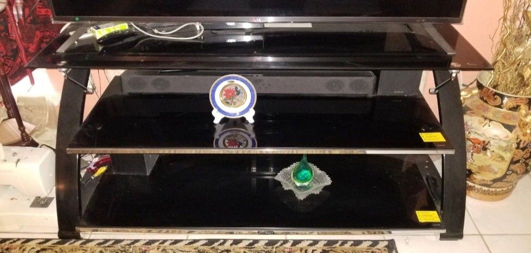 Tv Stand 55-inch 50lbs Like New Check Description