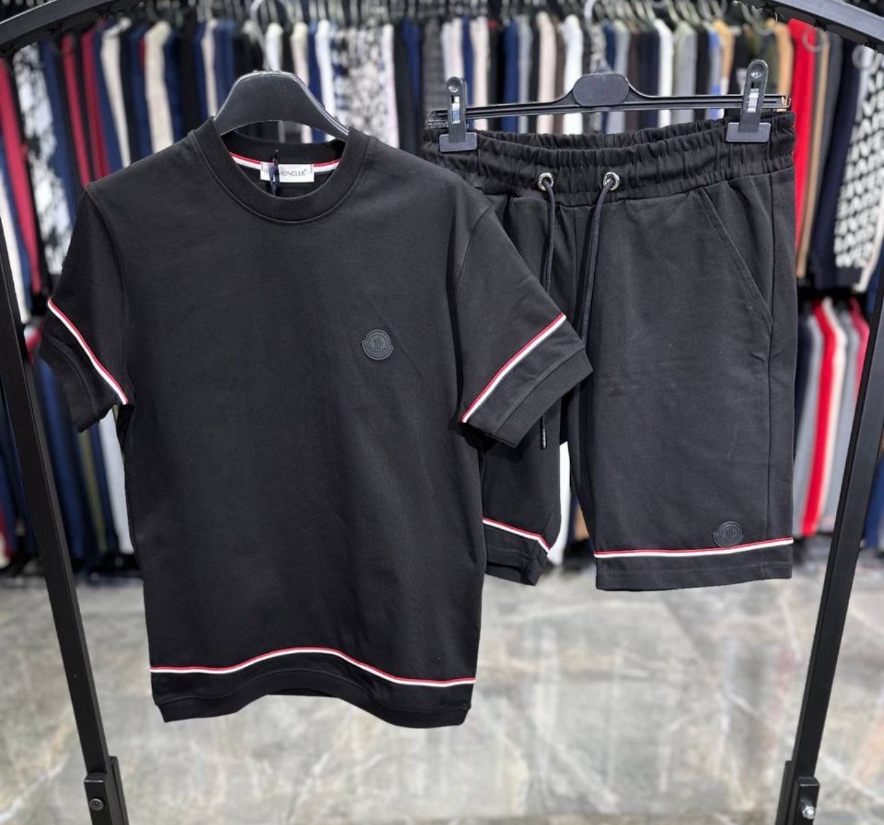 MONCLER T SHIRT AND SHORT