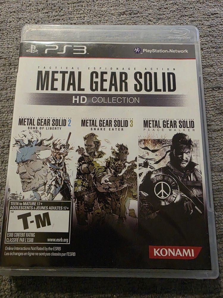 Metal Gear Solid HD Collection for the PlayStation 3
