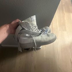 Nike SF Air Force 1 High Vast Grey Women’s Size 7 AF1 Havent Been Cleaned Offers