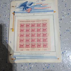 Mint complete sheet usa stamps lot TT 112