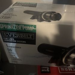 Lawn Sprinkler Pump