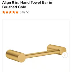 Moen Align Hand Towel Bar (brushed gold)