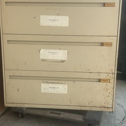 Metal file cabinet