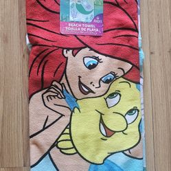LITTLE MERMAID (ARIEL) BEACH TOWEL N̈n̈
