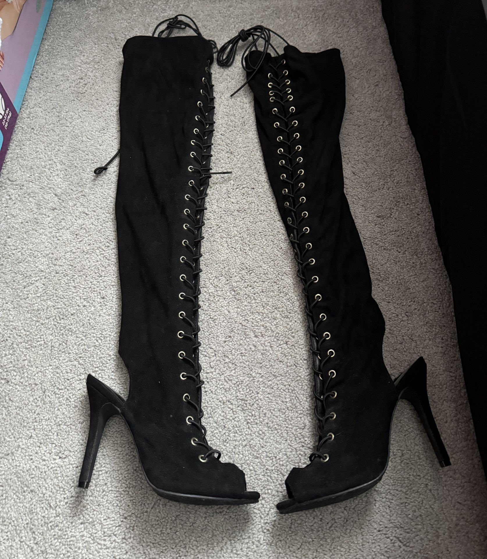 Sexy Thigh High Heels 