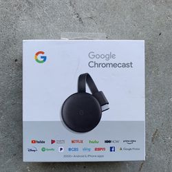 Google Chromecast Tv Media Streaming Brand New In Box 