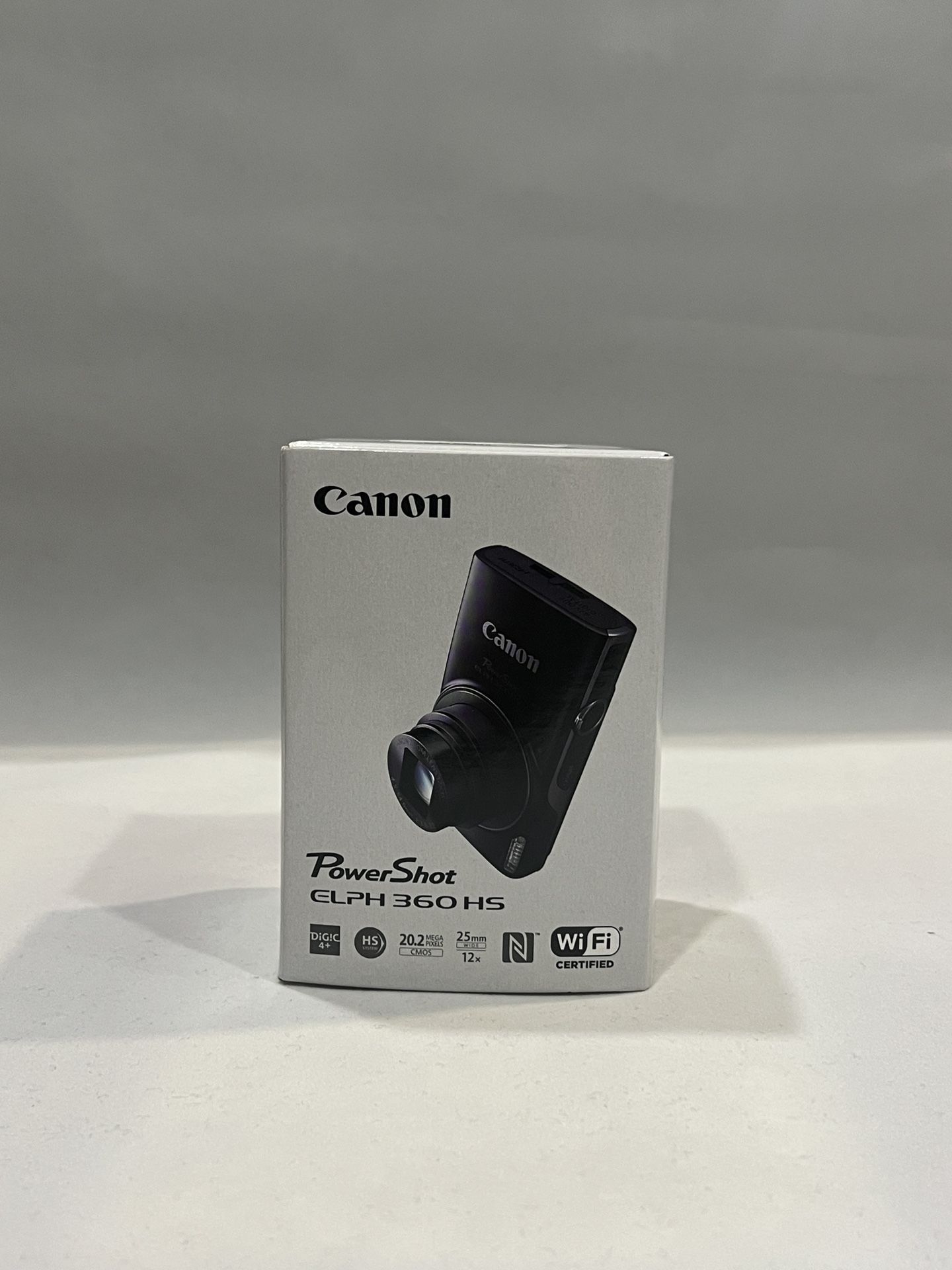 Canon - PowerShot ELPH 360 20.2-Megapixel Digital Camera - Black
