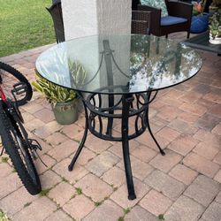 36” Glass Table (Only Table)