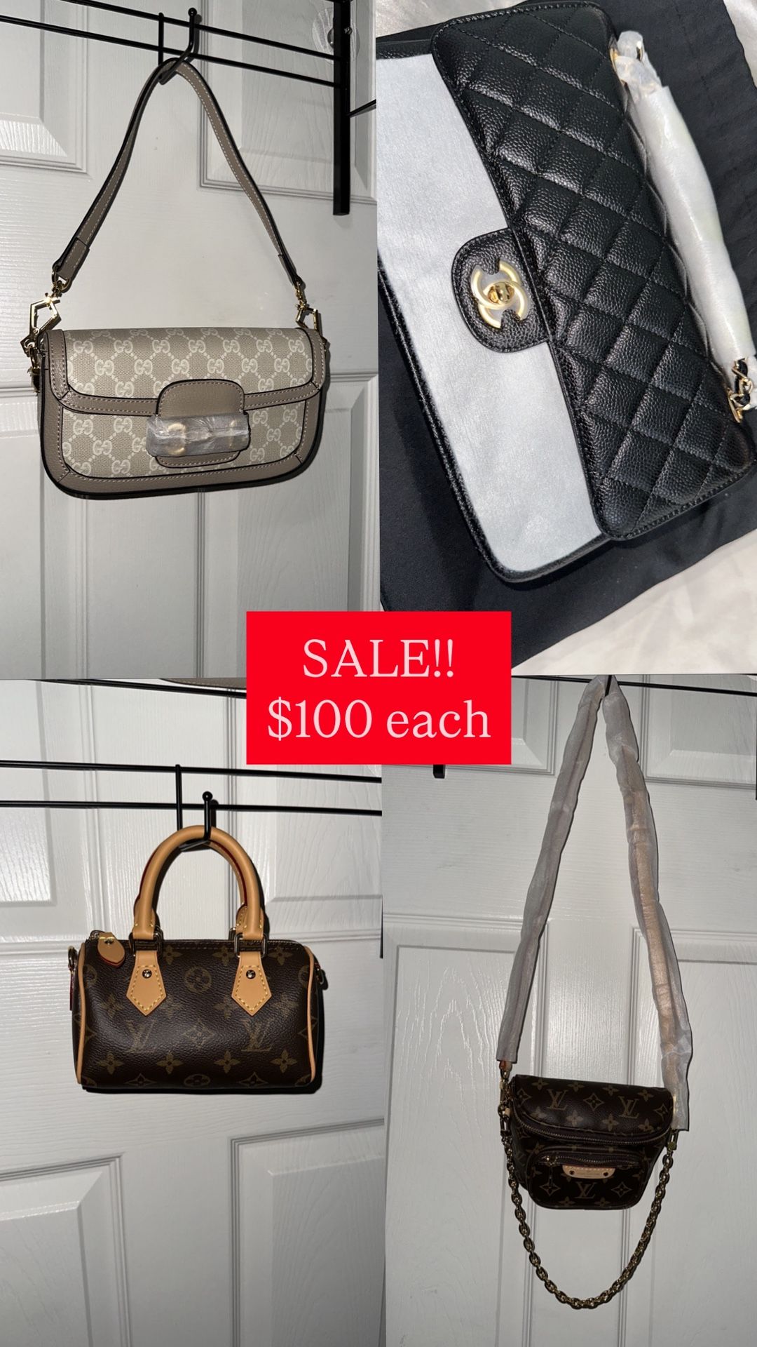 Designer Bags For Sale!!