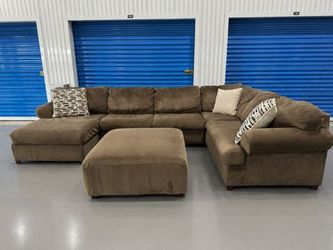 Large Sectional with ottoman