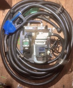 Piusi Blue DEF Transfer Pump Kit with Hose and Nozzle
