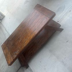 Two tables solid wood