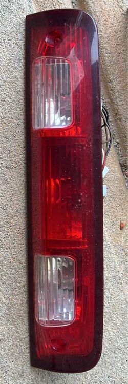 Vehicle Tail Light Assembly Red and Clear