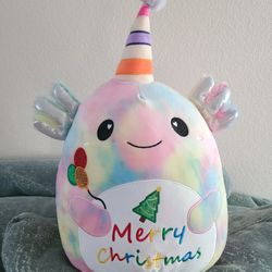 Plush Rainbow Axolotl Stuffed Animal