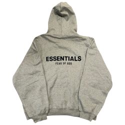 Fear of God Essentials Gray Hoodie