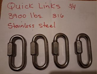Quick Links 3/4 Stainless Steel 316