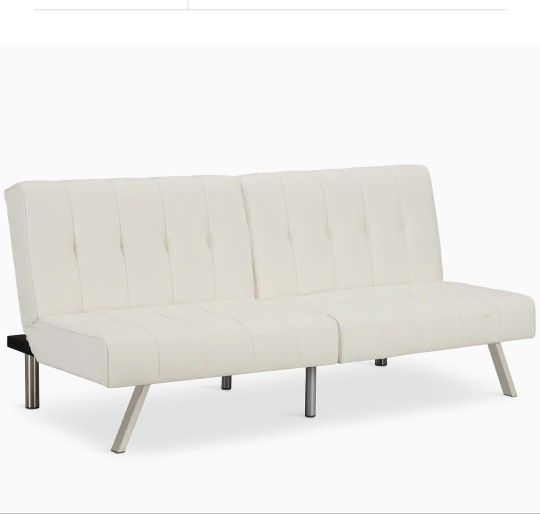 White Micro Sofa Futon