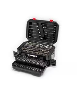 BRAND NEW IN BOX Shop Husky 244-Piece SAE/Metric Mechanics Tool Set with Tool Box