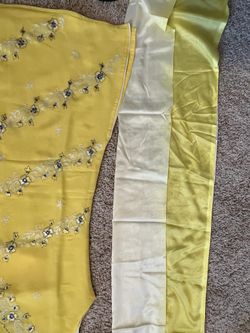 Brand New Yellow And White Salwar Kameez Kurta For Women