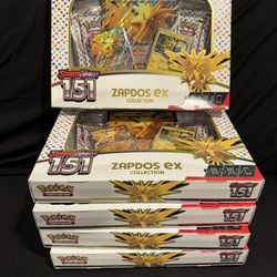 Pokemon 151 Zapdos Collection Box