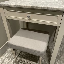 Makeup Vanity and Stool