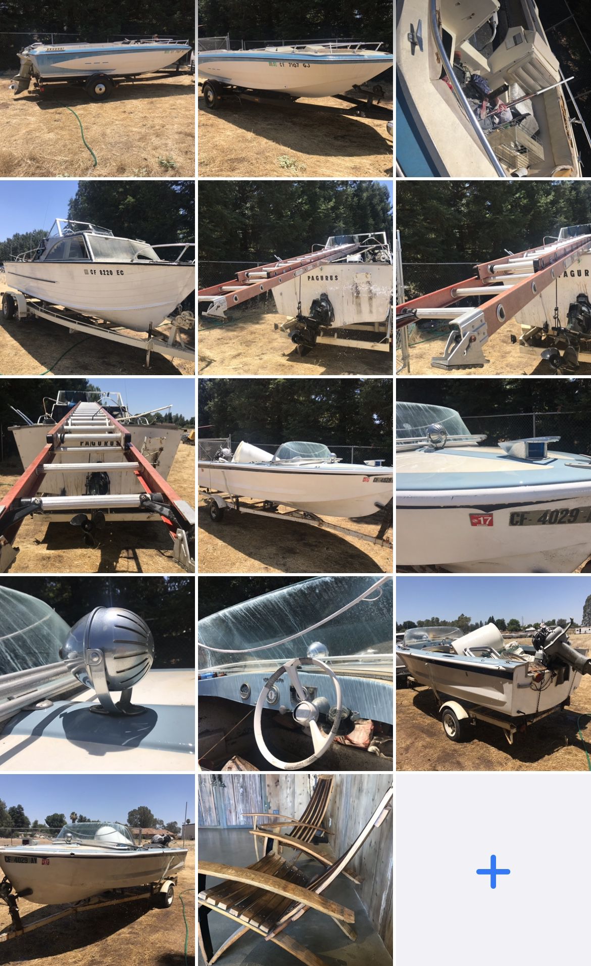 50 Boats On Trailers Take Your Pick $650 - $1250 Each 