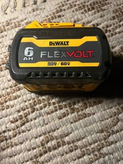 DeWalt 6AH flex volt 20/60 max Battery