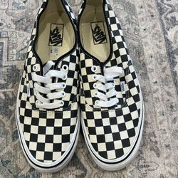 Checkered Vans Men’s 10 1/2