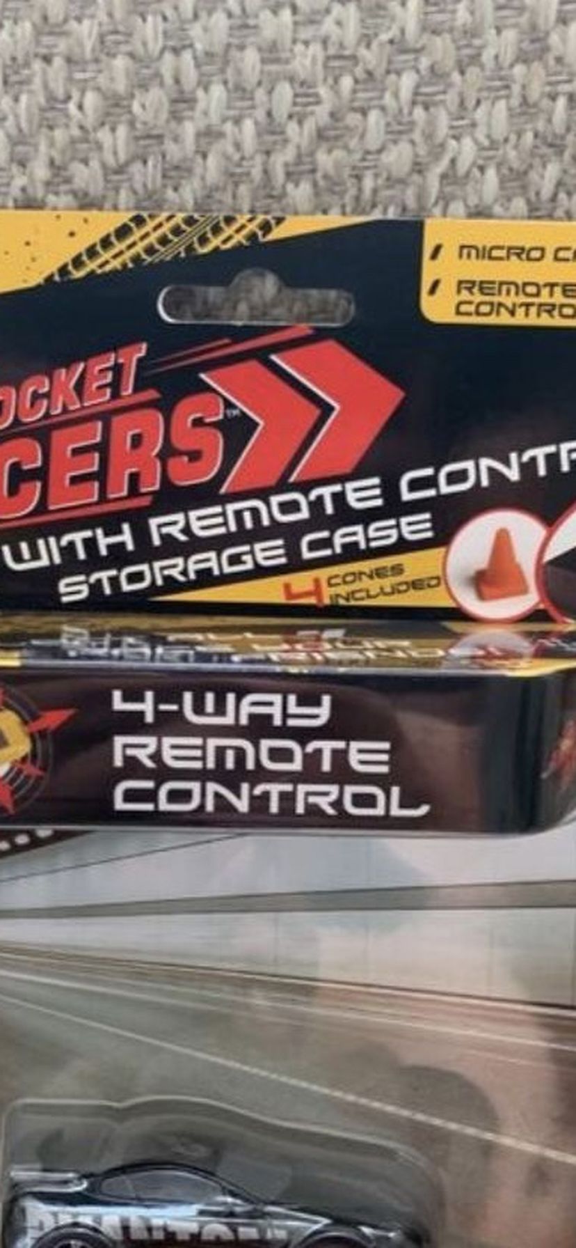 2 New Pocket Racers RC Cars