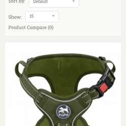 XS Dog harness,used, red