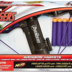 NERF MARVEL HAWKEYE LONGSHOT BOW SHOOTER PLAYSET TOY