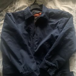 Navy Blue Work Jacket Medium 