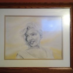 Marilyn Monroe drawing