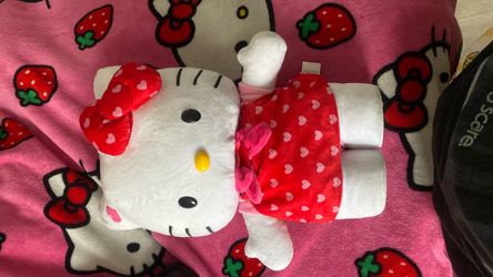 Hello kitty plush (it stands)