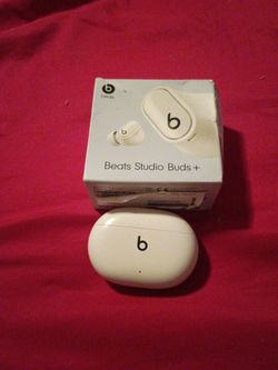 White Beats studio buds +