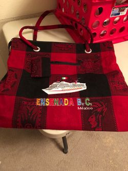 Ensenada B.C. Tote Bag W/ Small Change Purse