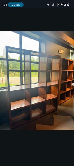 Wooden shelf